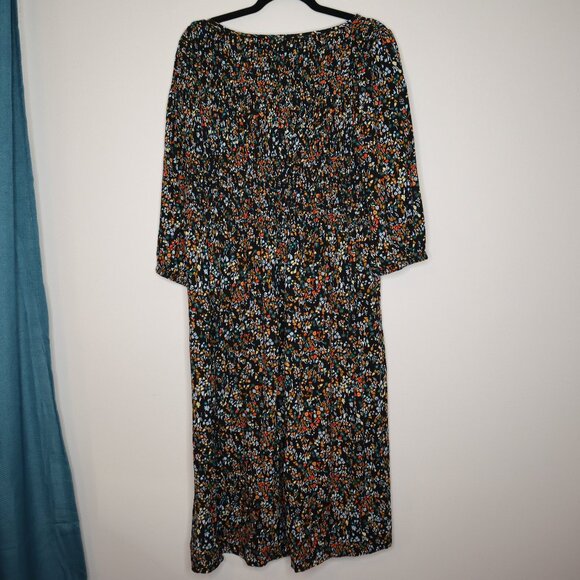 Croft & Barrow Long Sleeve Midi Dress, XL - Picture 2 of 6